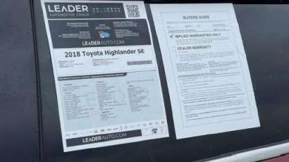 2018 Toyota Highlander SE for sale 